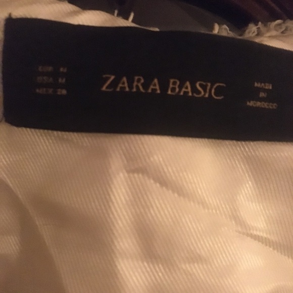 Zara Basic Dress Coat cotton wool blend - Picture 3 of 8